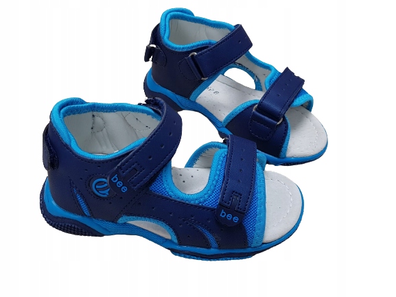 

Sandałki dziecięce 25-30 dla chłopca granatowo