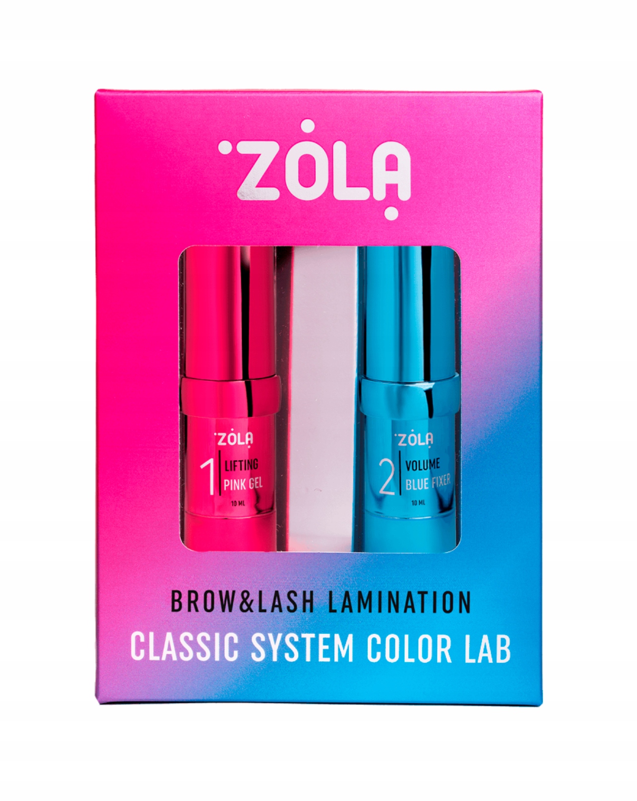 Zola Sada pro laminování Brow&Lash Lamination Classic System Color Lab 1+2