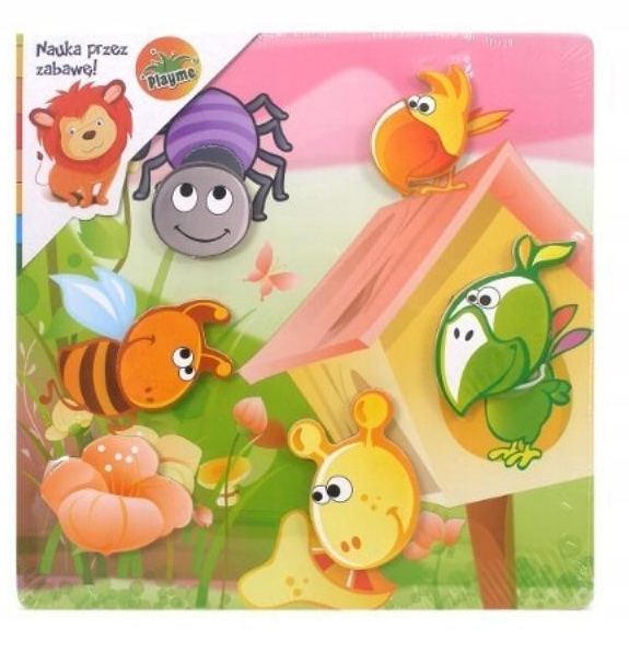 

Puzzle Układanka 3D magnetyczna ptaki owady
