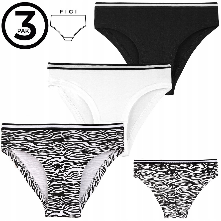 

3x Figi Majtki Moraj Młodzieżowe Kolorowe 146-152