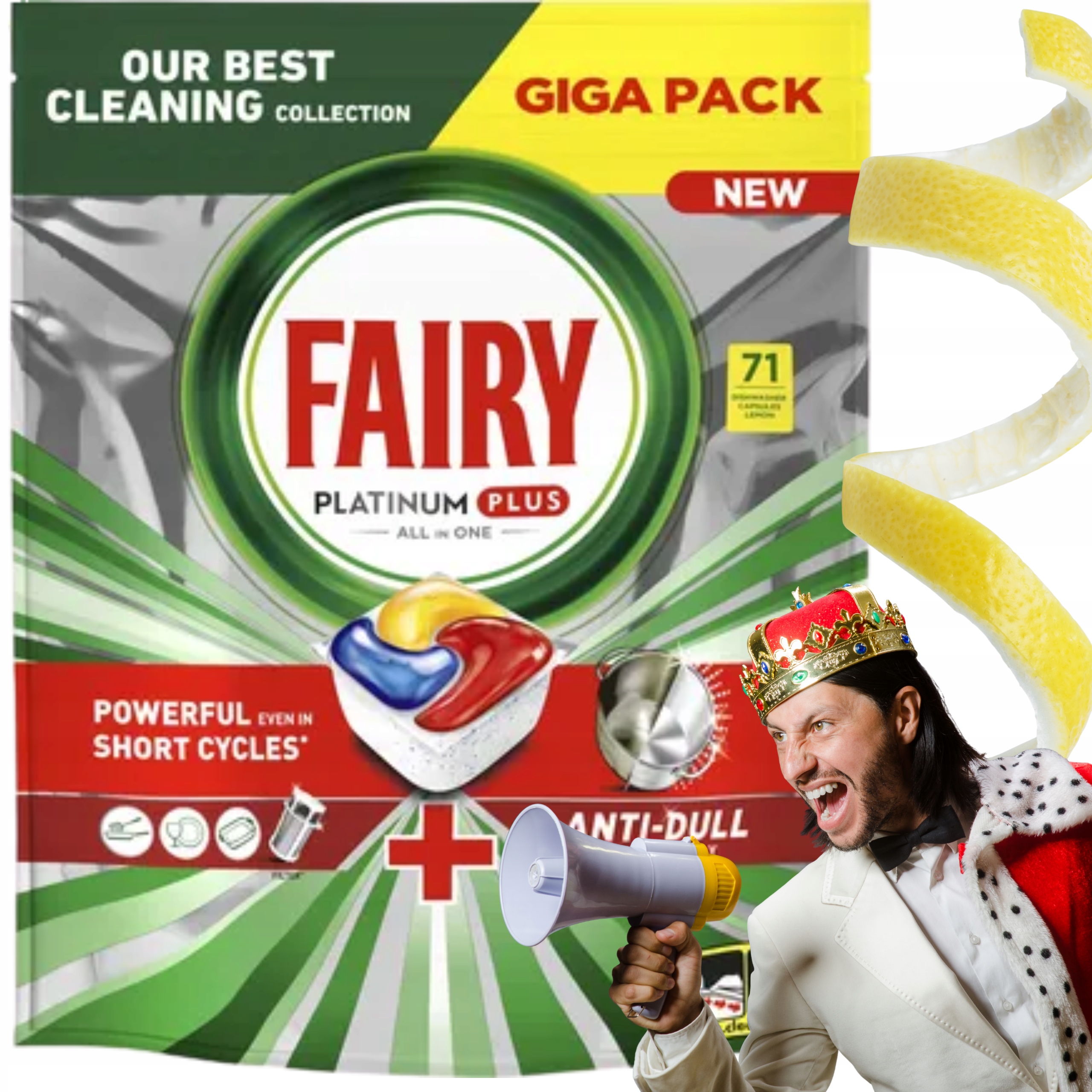 Kapsułki do zmywarki Fairy Platinum Plus All In One 71 szt.