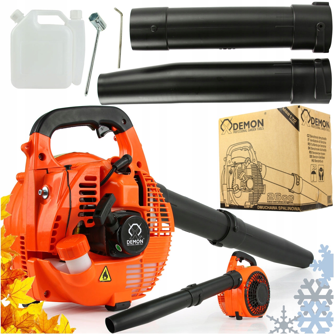 Zahradní Benzínový Dmychadlo Na Listí Trávy Sněhu Silný Sněhový Vysavač Démon