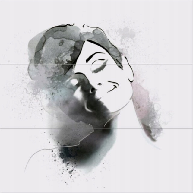 PŁYTKI ŚCIENNE SIMPLE ART biały-czarny 60x60