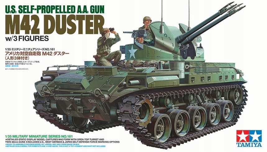 Tamiya 35161 1/35 M42 Duster 3 figurkami