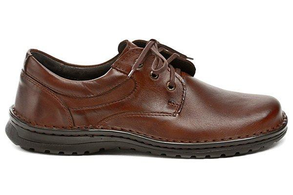

Półbuty męskie Polskie Szerokie buty skórzane 42