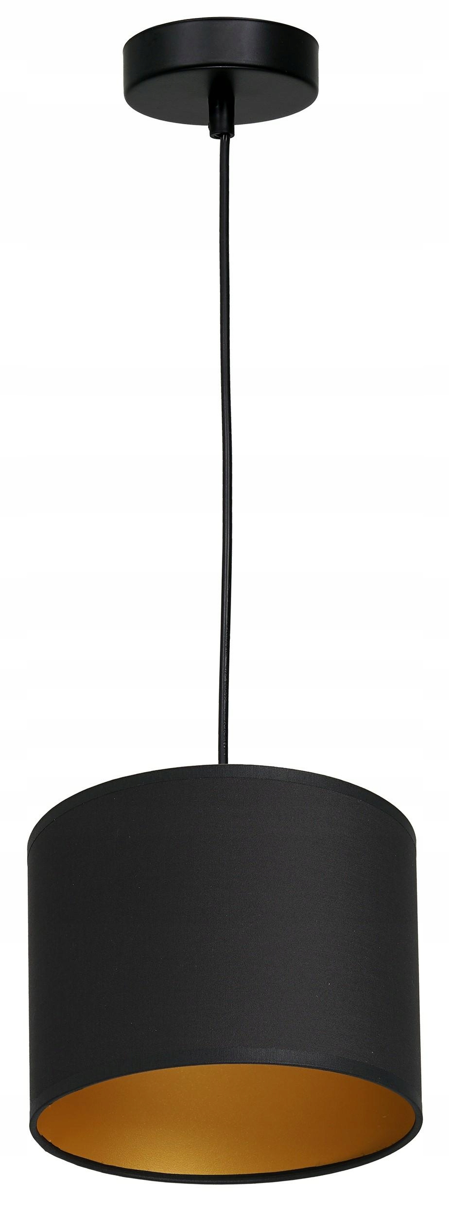 Závěsná stropní lampa Arden černá zlatá 1xE27 18 cm moderní do obývacího pokoje