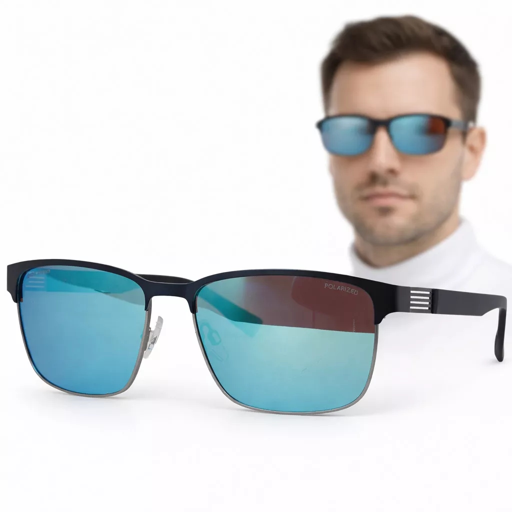 Solano pánské polarizační zrcadlové brýle Mirror Hd Icy Blue SS10544B