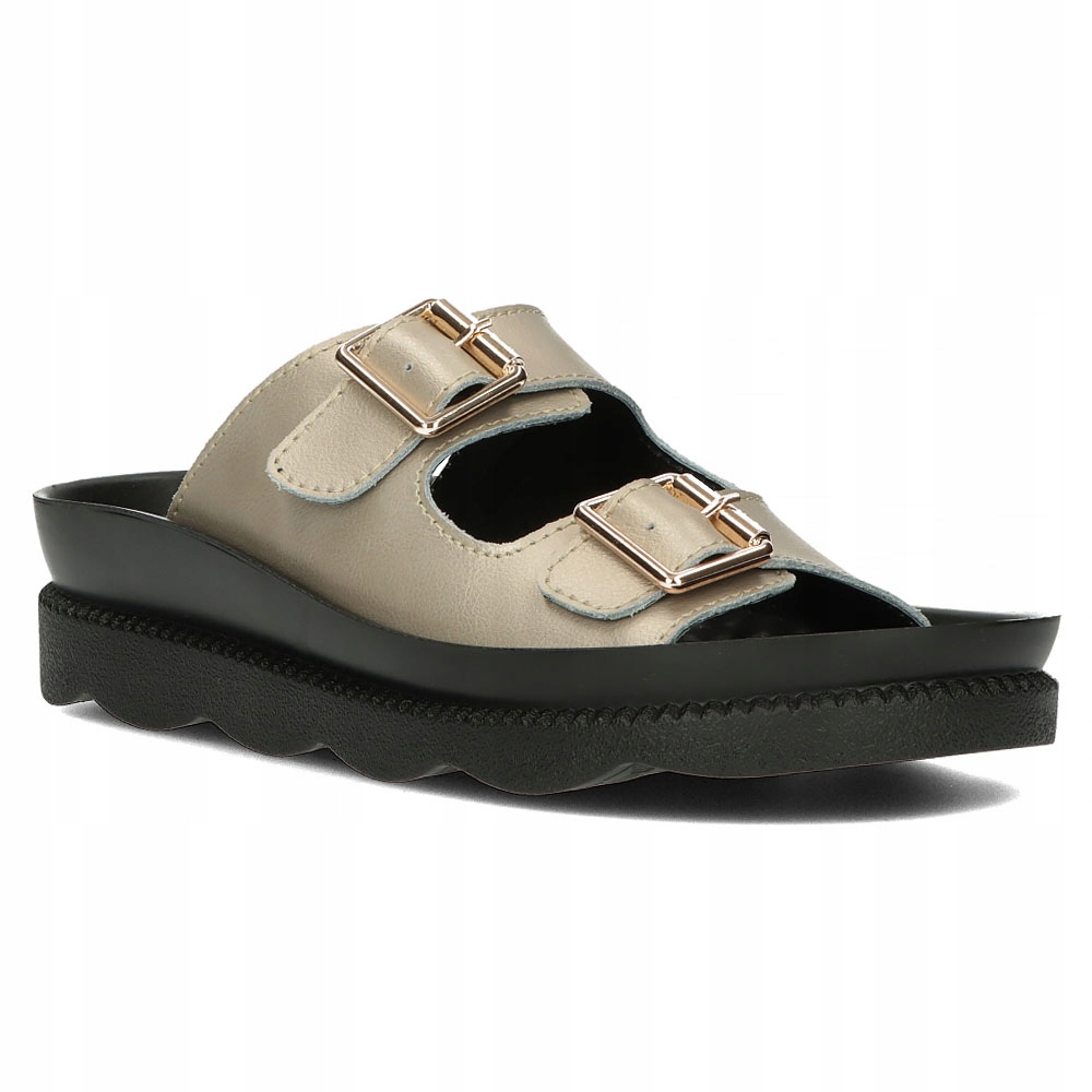 

Skórzane klapki Filippo DK3599/22 Go złote r.40