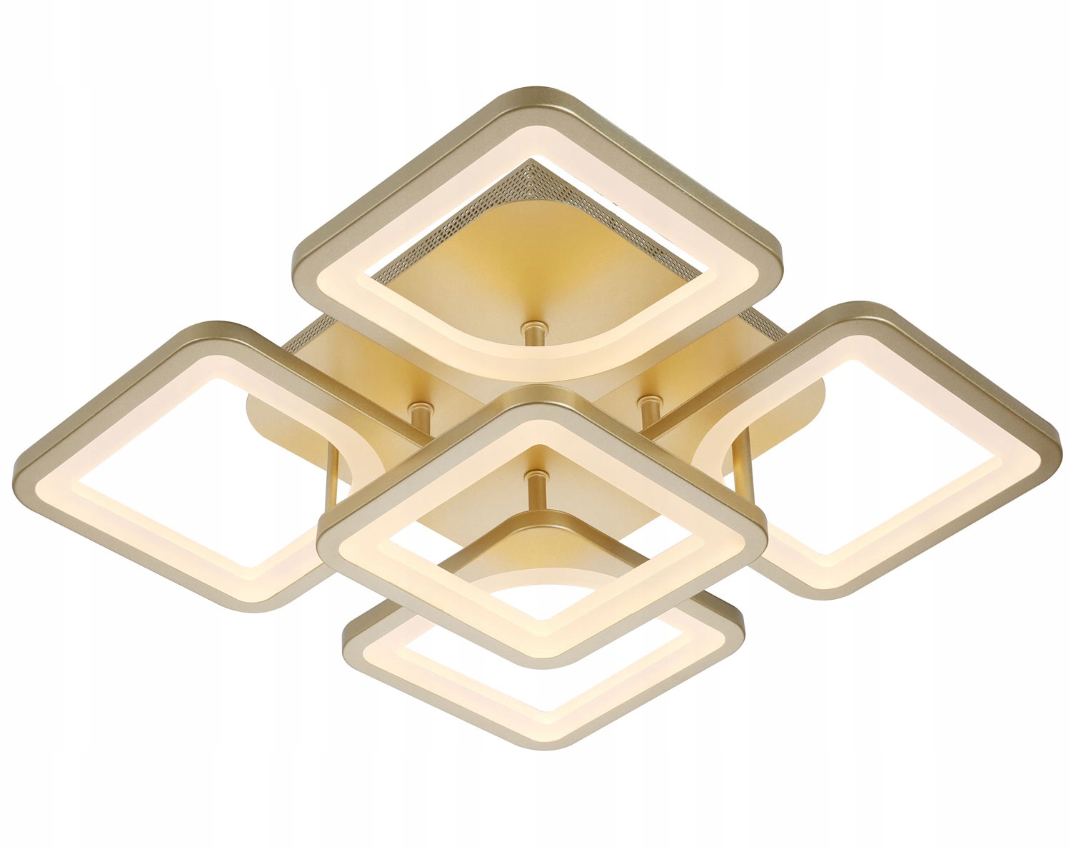 Lampa Wisząca Ring Plafon Lampa Sufitowa żyrandol Led Pilot 3 Barwy Złoto