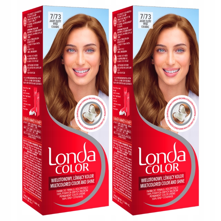 

Londa Color Farba do Włosów Koniak 7/73 x2