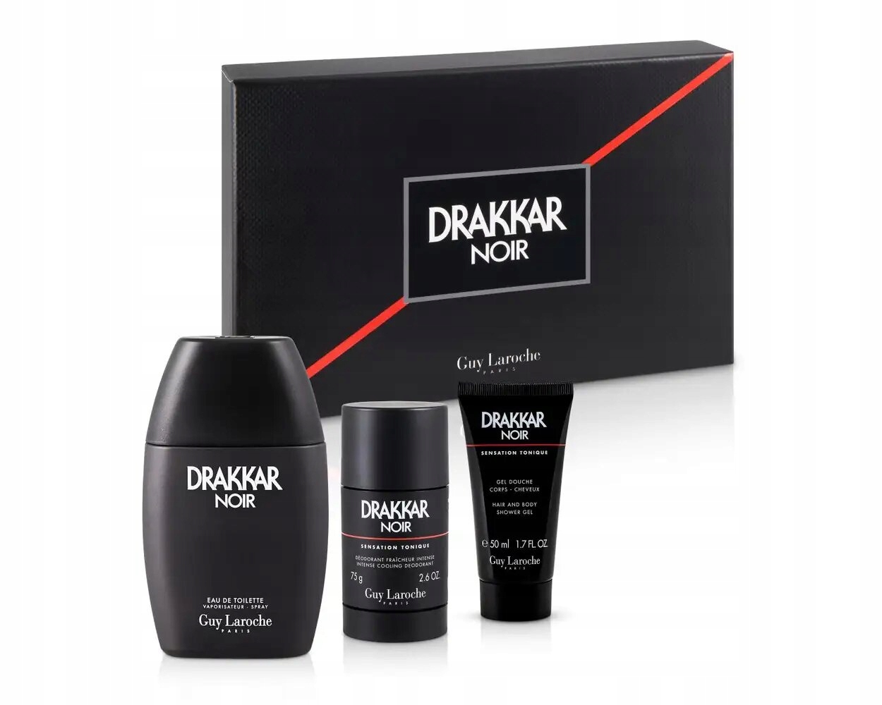 Set Guy Laroche: Drakkar Noir, Eau De Toilette, For Men, Drakkar N