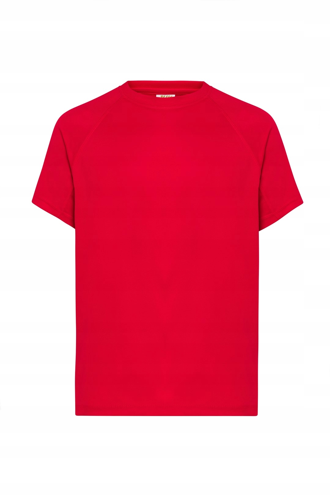 T-shirt męski sportowy z krótkim rękawem raglanem Czerwony r. M