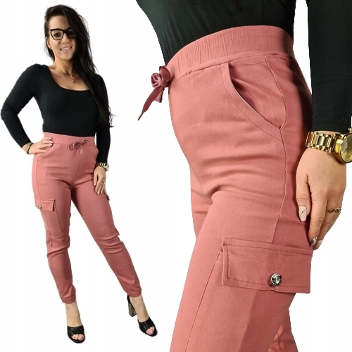 

modne Leginsy Bojówki Wysoki Stan Kolory - L/XL