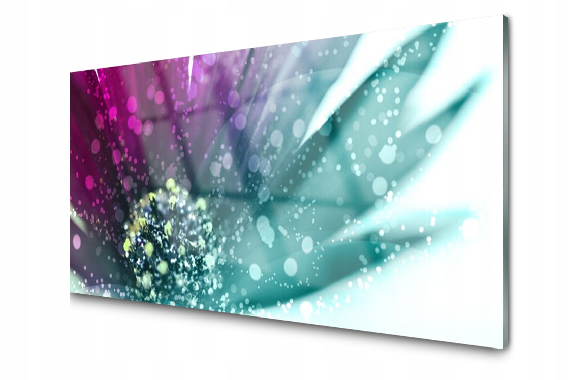 

Panel szklany dekor Kwiat Roślina 140x70 + Klej