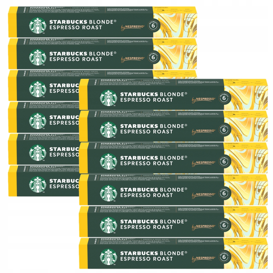 Starbucks Nespresso Blonde Espresso 120 kapsułek 12x 53g