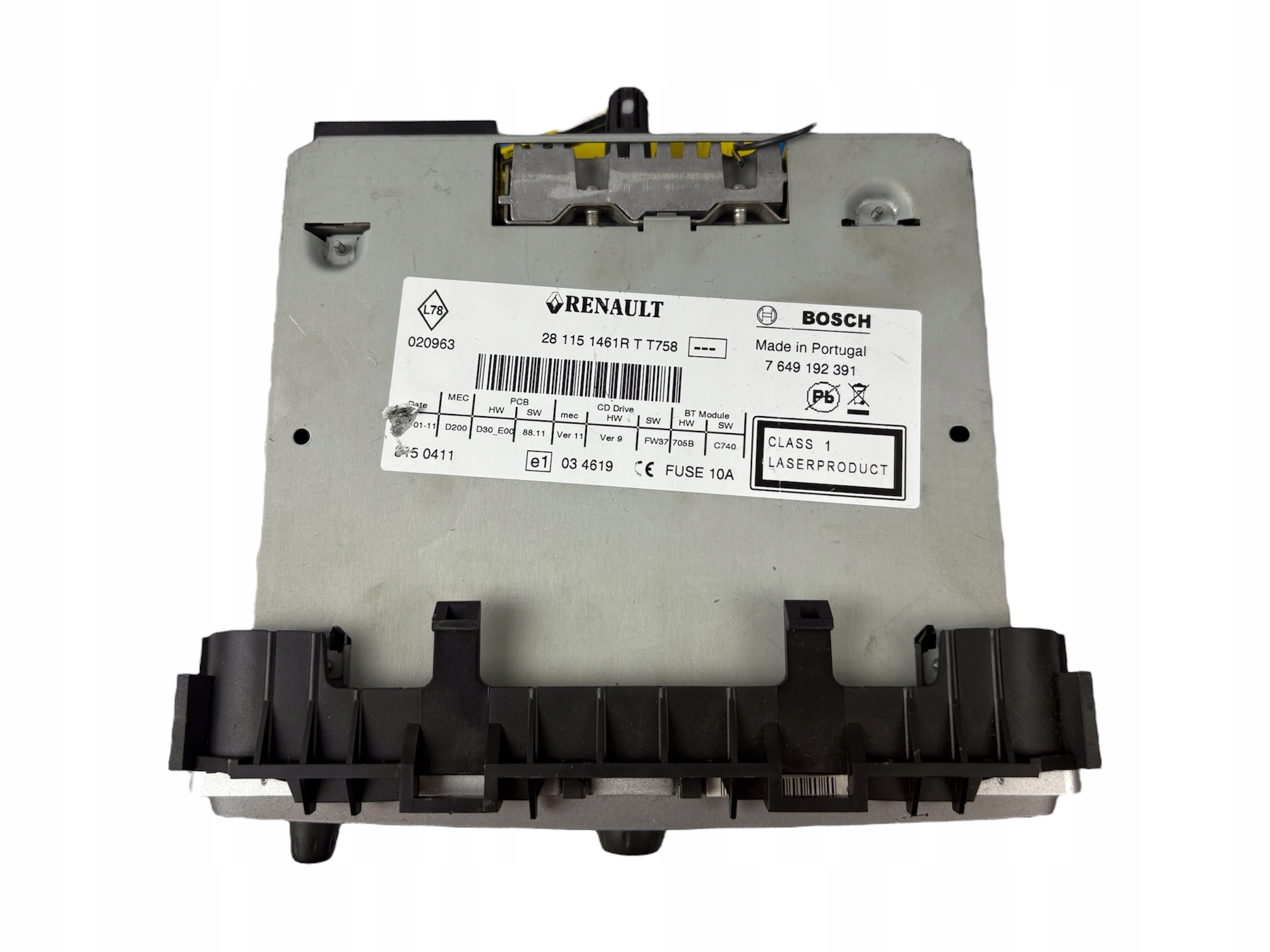 радио CD renault TWINGO, SCENIC, MEGANE 281151461R + маркировка