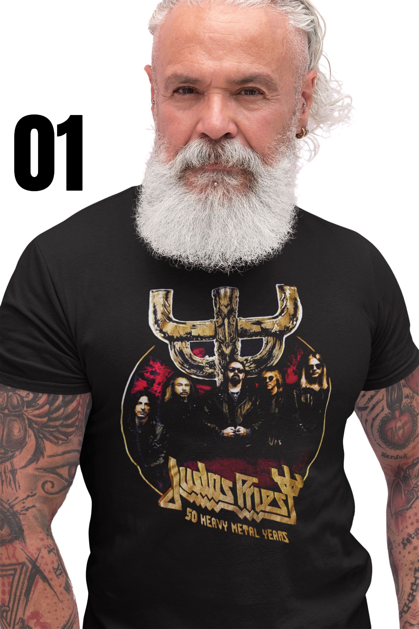 JUDAS PRIEST 50 LAT Koszulka T-Shirt 16 WZORÓW S Marka bez marki