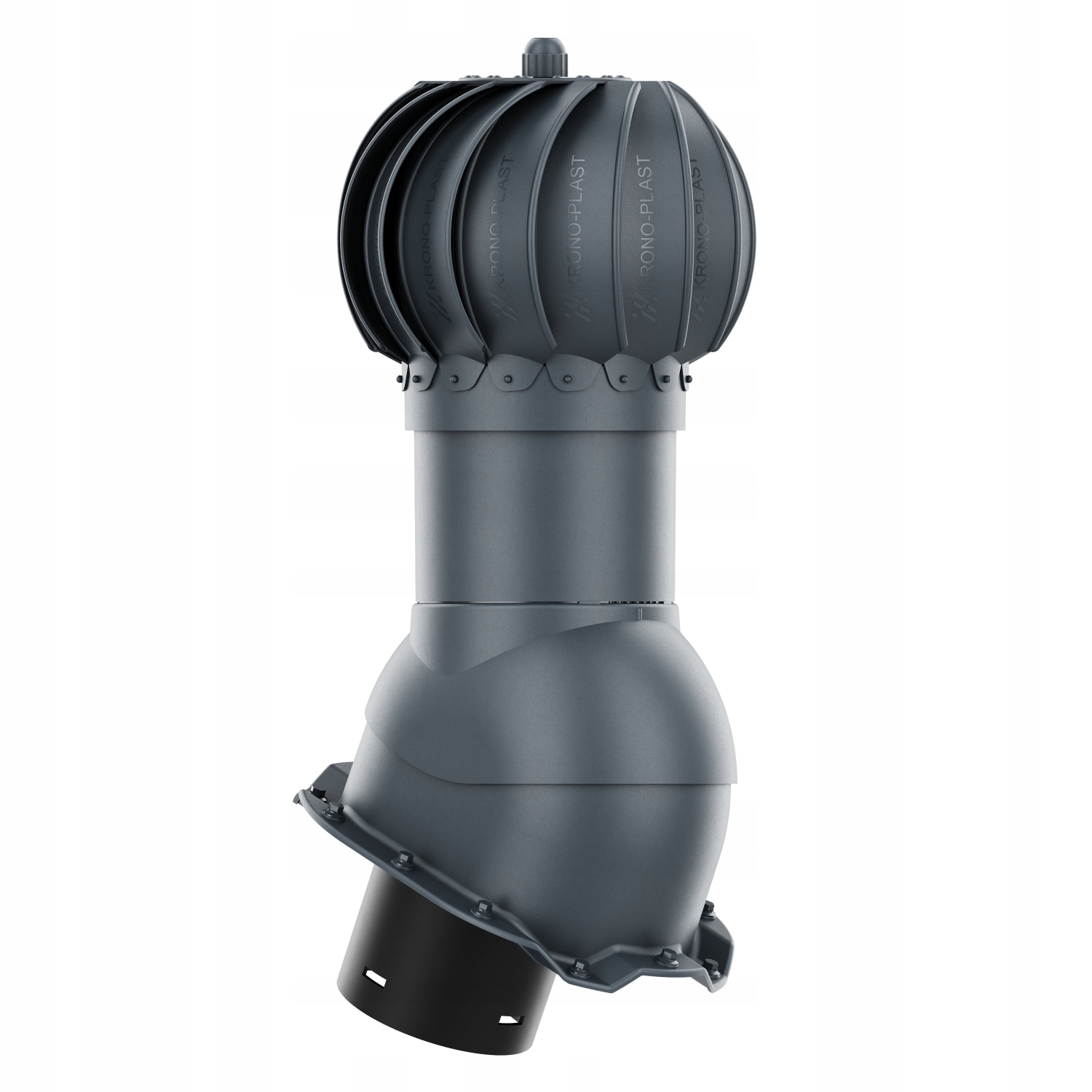 Rotační kulový Větrací komín , fi150, Trapézový, T14, Antracit , 7016