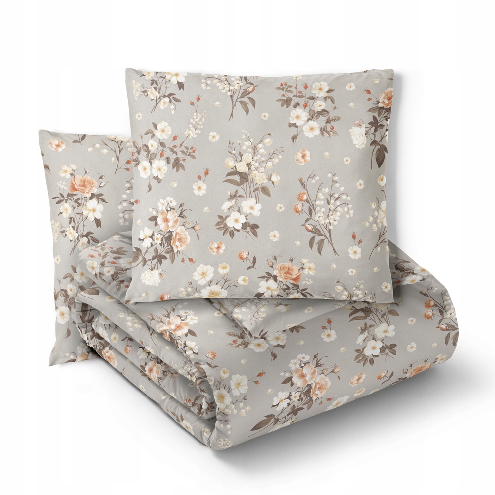 Sada Povlečení 160x200 2x70x80, 100% Bavlna, 140 g/m2, vzor: Konvalinky S