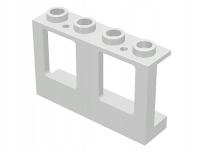 

Lego 61345 Okno Rama Okna 1x4x2 białe Nowe (1g)