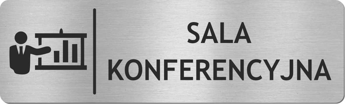 

Tabliczka Sala Konferencyjna Stal Nierdzewna