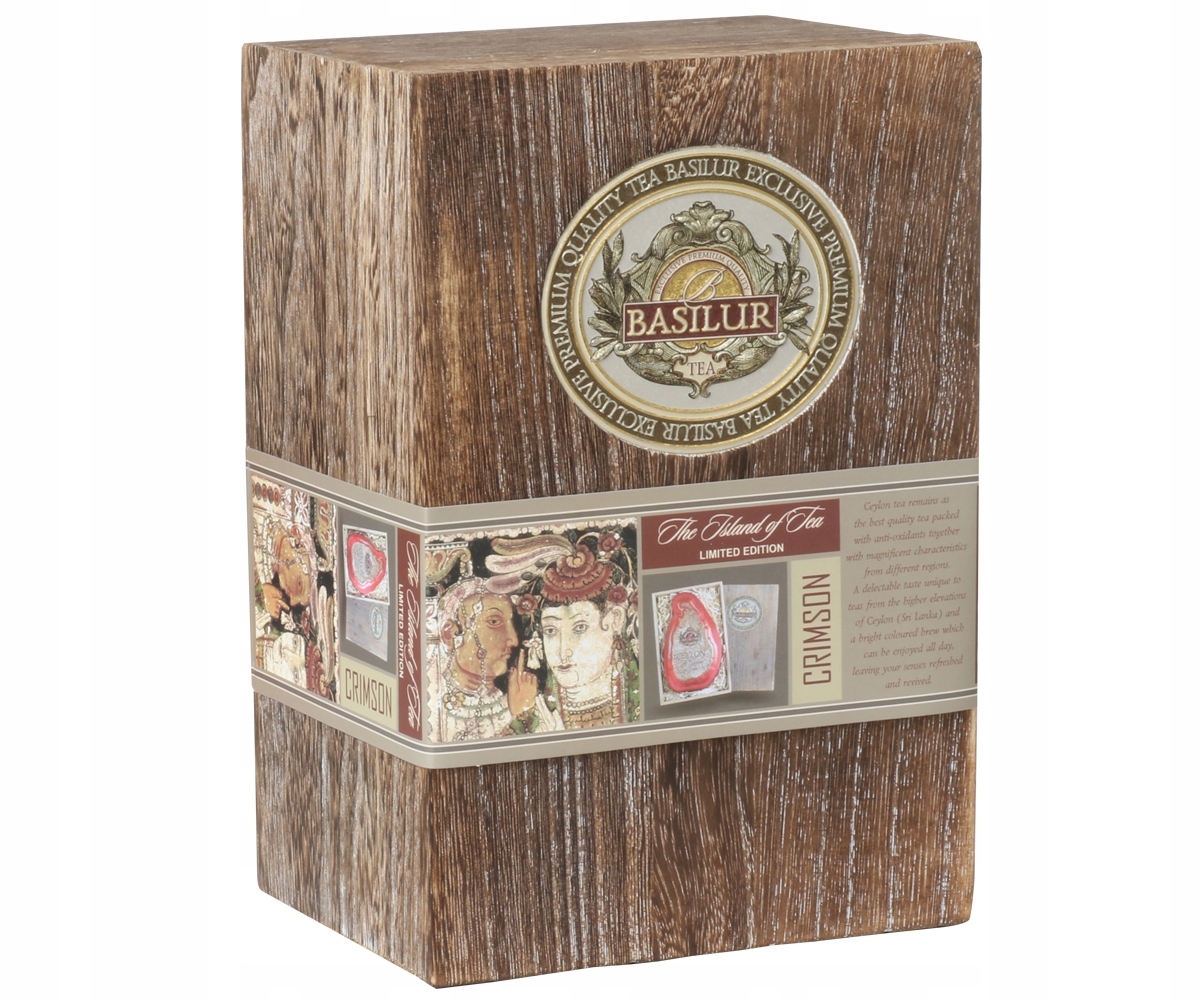 Levně Čaj černý Basilur cejlonská Plechovka krabička Balsa jedinečný Dárek