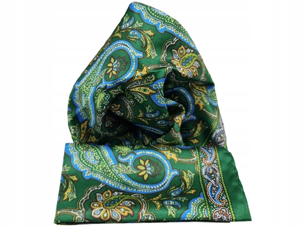 ZIELONA WE WZORY POSZETKA WYPUSTKA BUTONIERKA