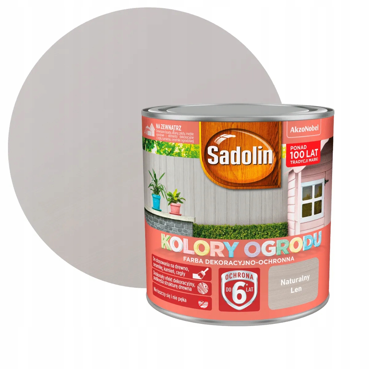 Sadolin Barvy Zahrady 2,5L Přírodní len