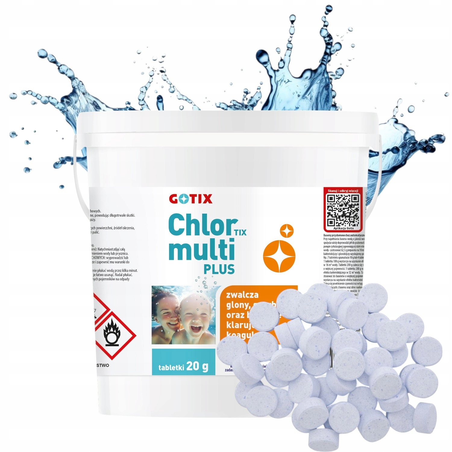 Chlor do Basenu Jacuzzi Tabletki Multifunkcyjne 5kg 20g Spa Chemia