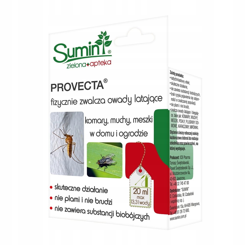 

Provecta płyn na komary meszki muchy 20 ml Sumin