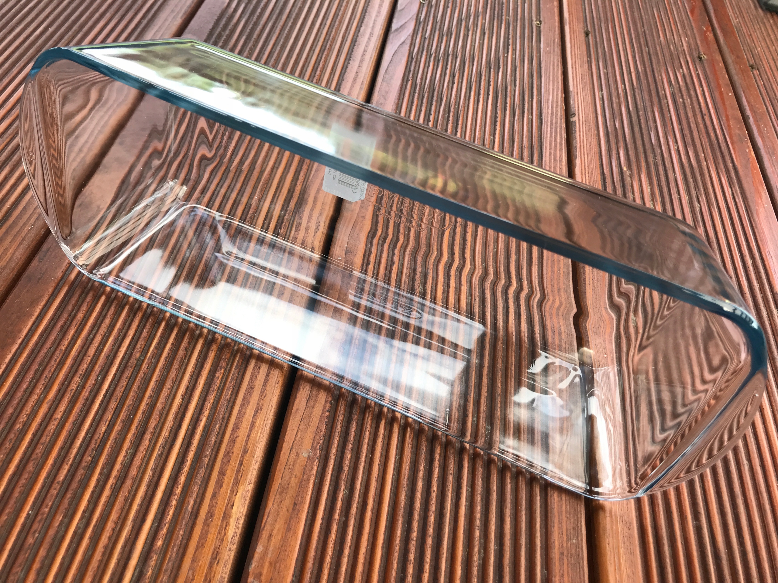 KEKSÓWKA PYREX FORMA SZKLANA WĄSKA CHLEBA NACZYNIE ŻAROODPORNE OLDMAN 30cm Materiał szkło