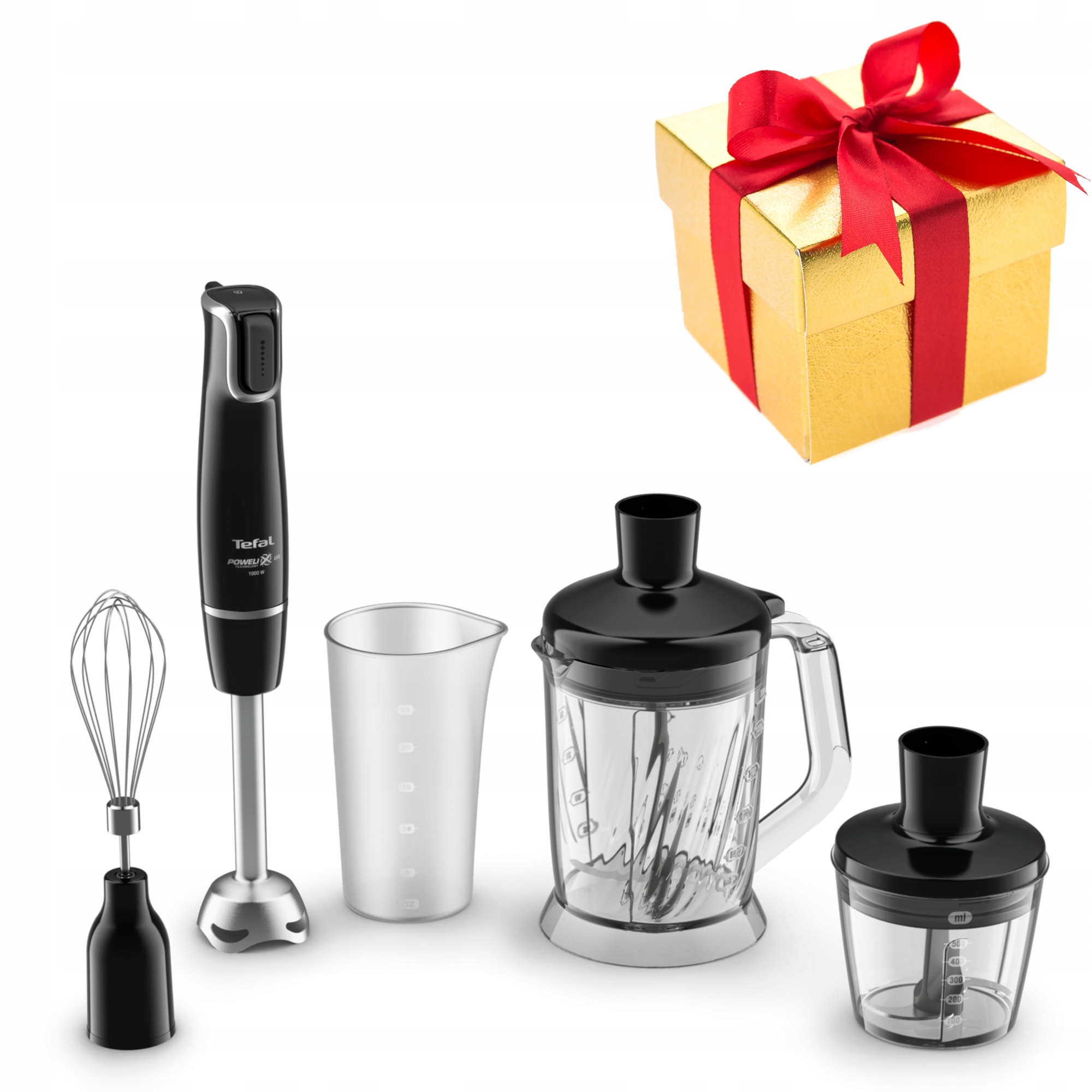 Blender ręczny Tefal Infinyforce XL HB94L830 1000W Rozdrabniacz Szatkownica