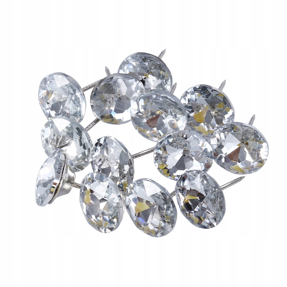 Nails Buttons Tacks Crystal Sofa 30 Pcs