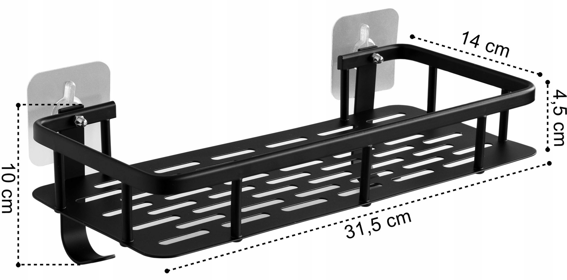 Półka loft Itaka do łazienki pod prysznic zestaw 2 sztuk Stan opakowania oryginalne