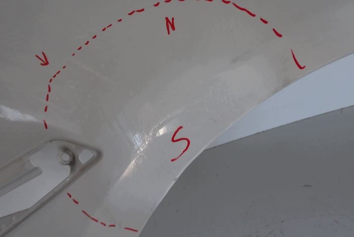 BMW G30 G31 5 17- fender right front front