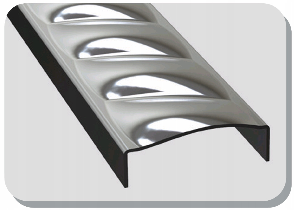 Profil dekoracyjny stal nierdzewna 30/270 CHROM LUSTRZANY