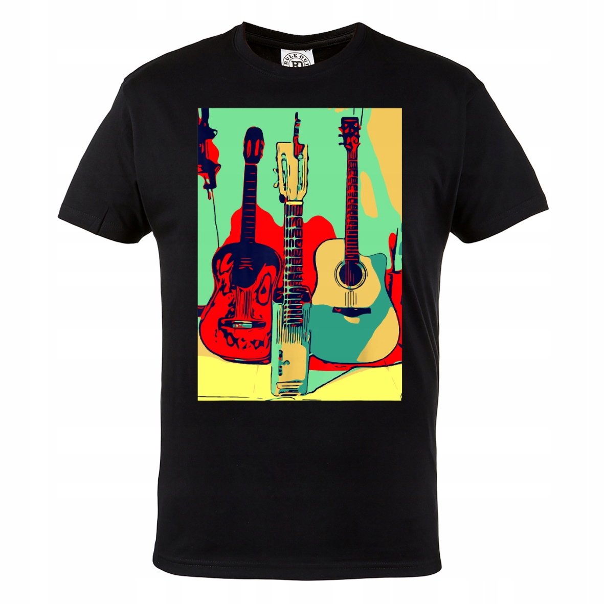 

Koszulka Muzyczna Dla Muzyka Gitara Retro