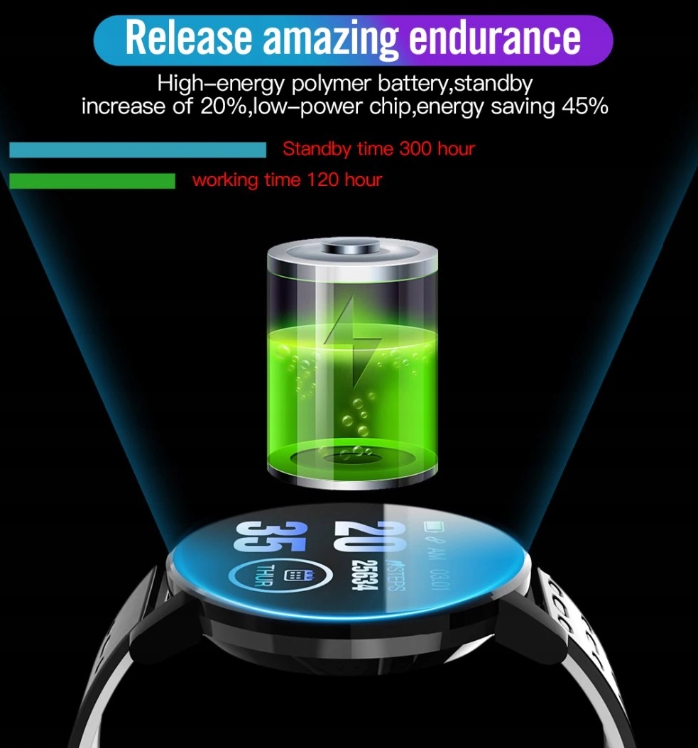 Zegarek Smartwatch Bluetooth 16w1 kroki puls cykl Kompatybilność systemowa Android