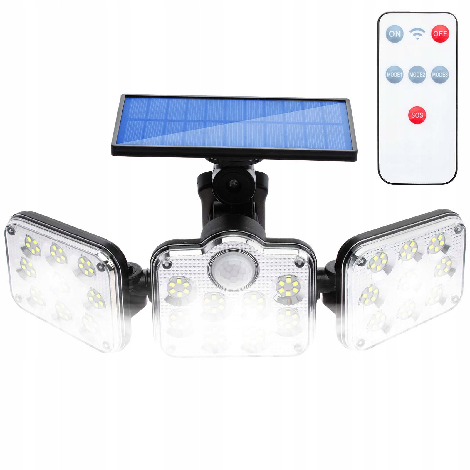 

Lampa Led Solarna 138x Led 10W czujnik ruchu Pilot
