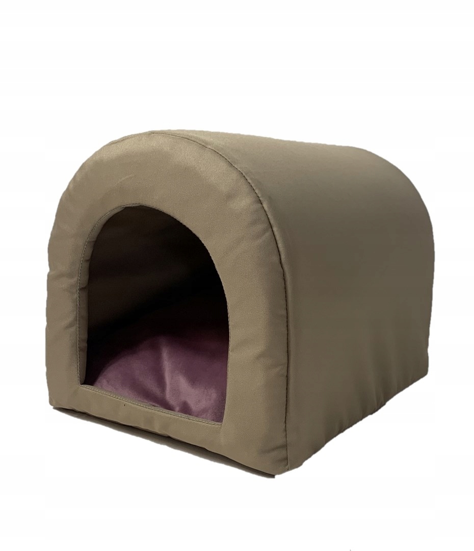 Levně Go Gift Jeskyně Budka pro kočky a psa camel 40 x 33 x 29 cm