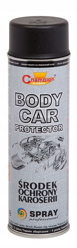 CHAMPION BODY CAR CZARNY BARANEK KONSERWACJA UBS SPRAY 500ML