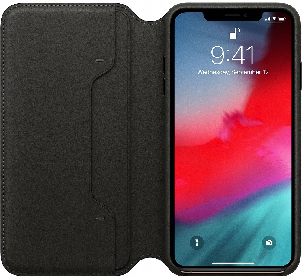 APPLE ETUI CASE IPHONE XS MAX LEATHER FOLIO ORYGINALNA PLOMBA Kod producenta MRX22ZM/A
