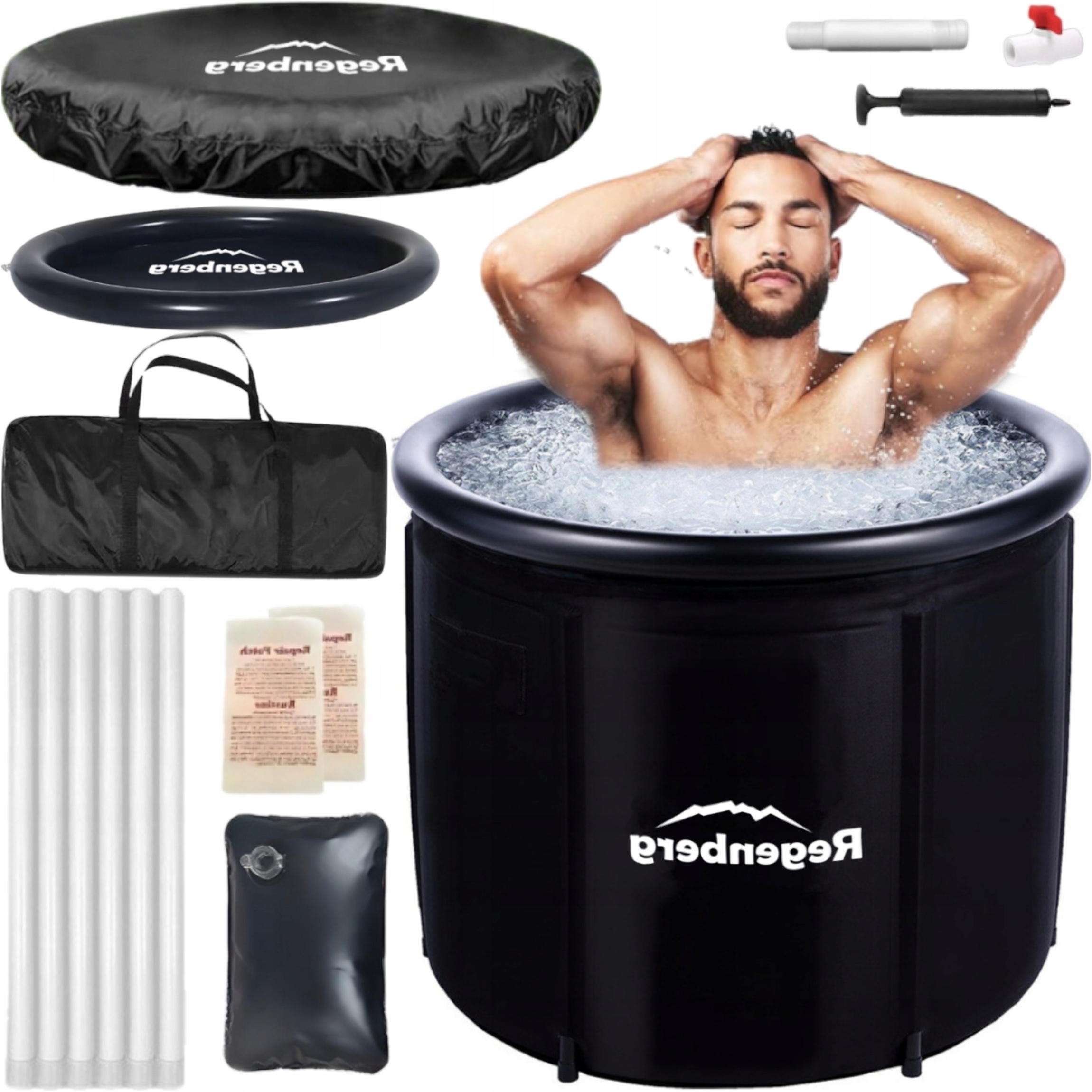 Morovacia Súprava 320 l Profesionálna Nafukovacia Balia Ľadová