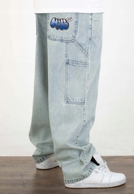 Kalhoty Mass Jeans Extra Baggy Fit Wall světle modré