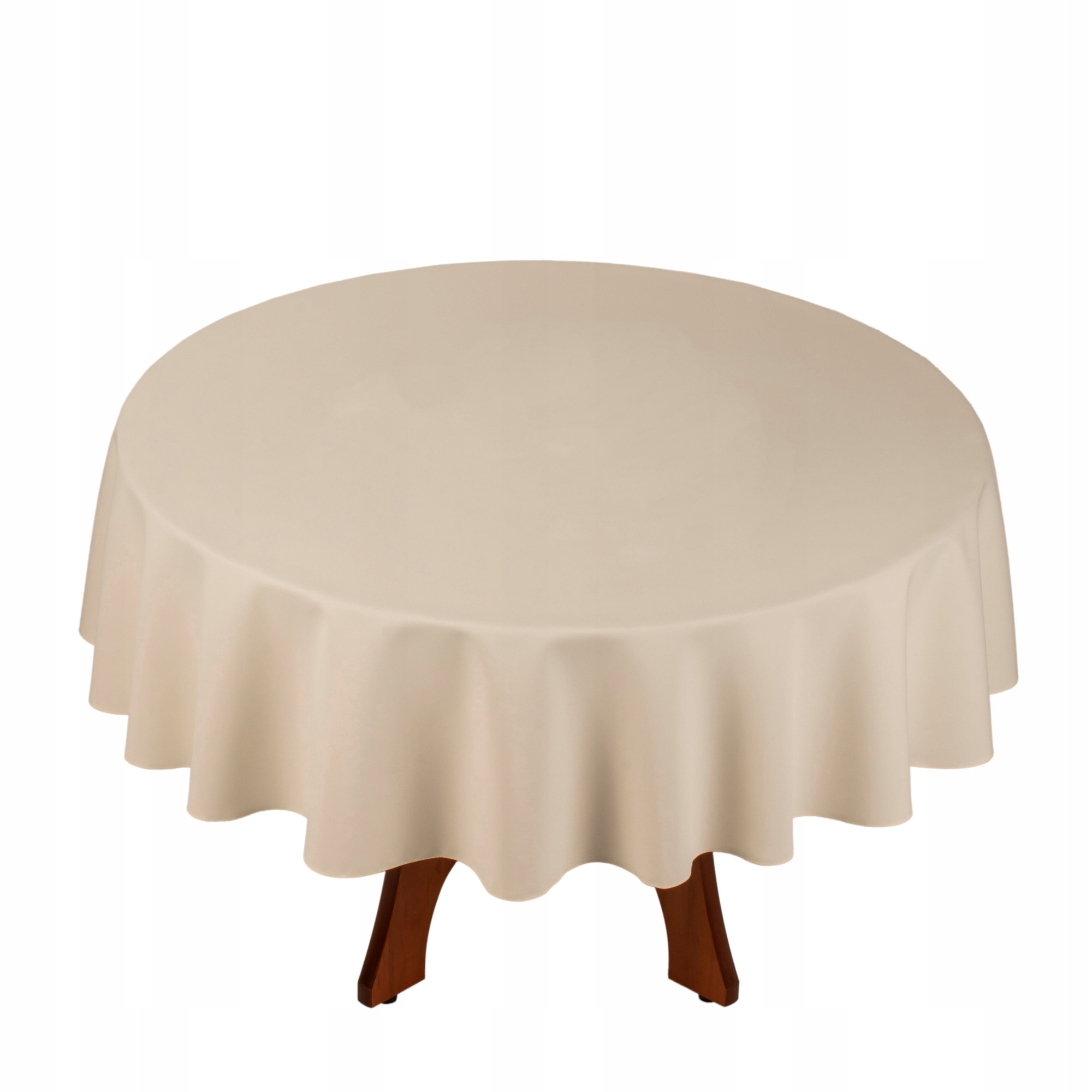 ELEGANCKI GŁADKI OWALNY OBRUS OWAL ECRU 120x180 Typ obrus