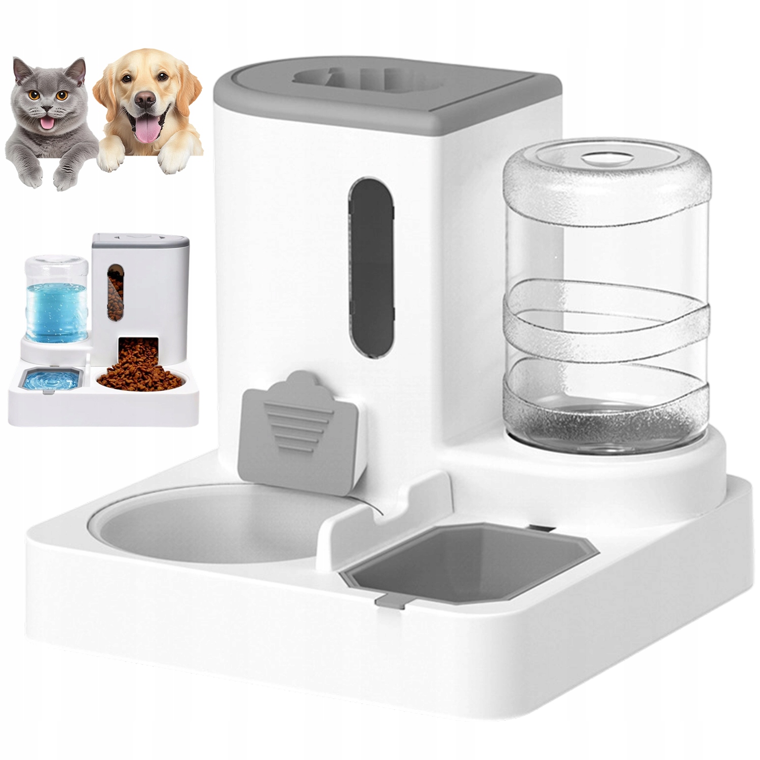 Levně Krmítko 2 V 1 Je Vhodné Pro Malá A Střední Zvířata S Vodou A Jídlem