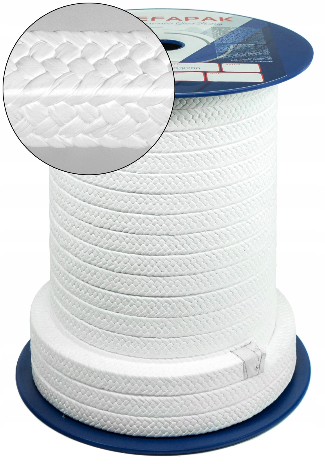 Szczeliwo teflonowe 5 x 5 Ptfe szpula 2,5kg (64mb)