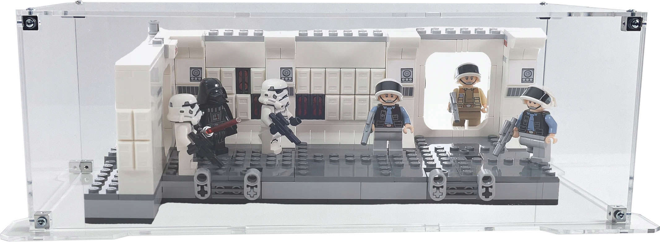 Vitrína s podstavcem Drewlandia pro sadu Lego 75387 Vstup na Tantive