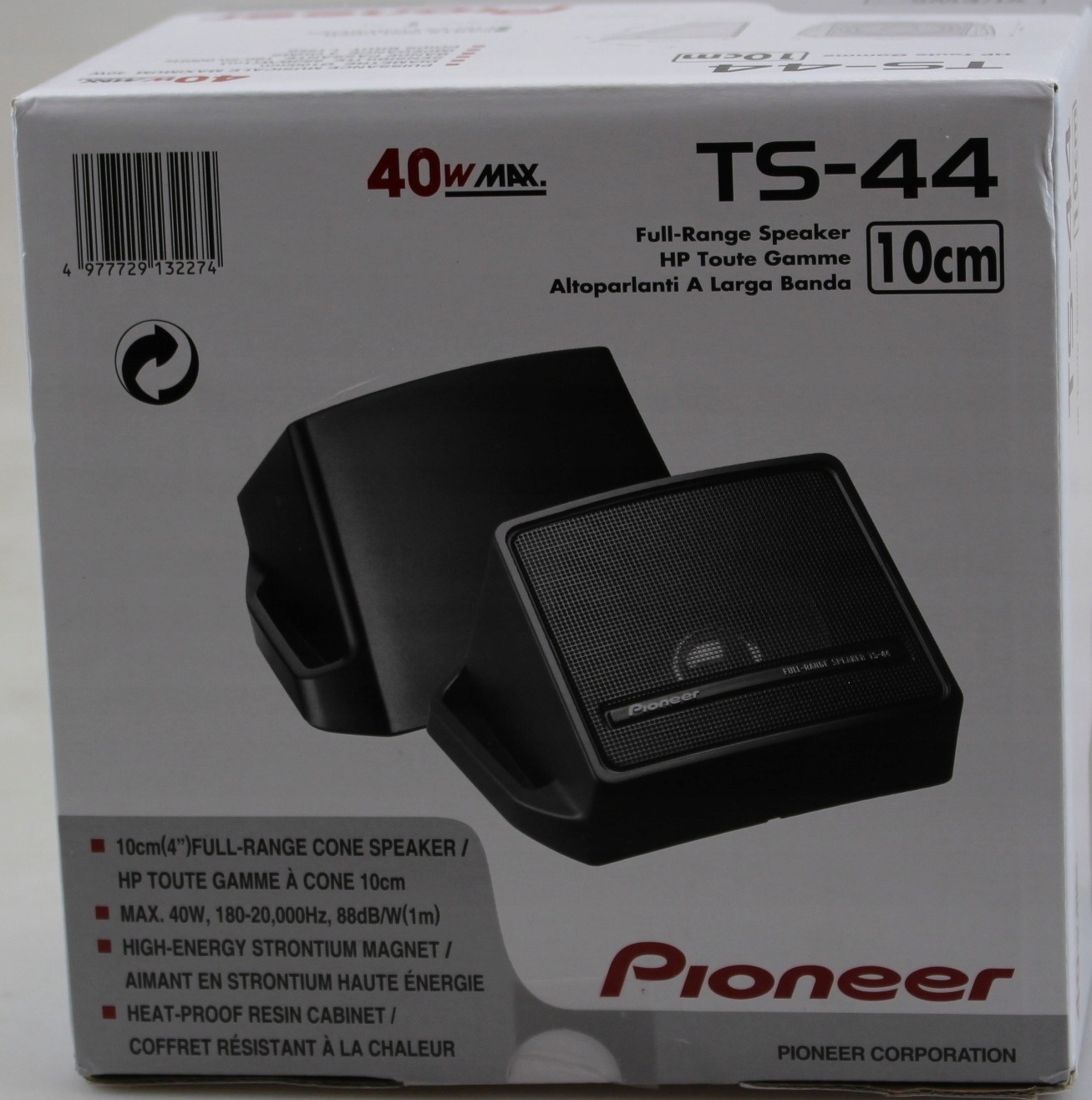 PIONEER TS-44 GŁOŚNIKI 40W NA PÓŁKE W SAMOCHODZIE Marka Pioneer
