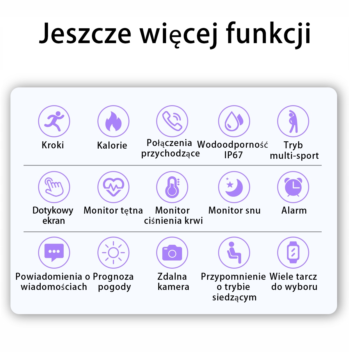 SMARTWATCH ZEGAREK Męski Fitnes FB SMS Rozmowy Rodzaj smartwatch